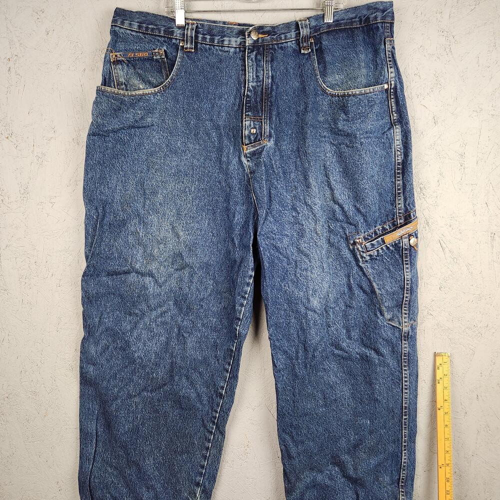 Vintage FJ560 Jeans Mens 44 Blue Extra Baggy Carpenter Fat Joe Rap Hip Hop 90s